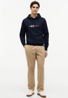 Tommy Hilfiger Script Flag Graphic Hoodie, Navy