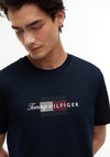 Tommy Hilfiger Flag Graphic T-Shirt, Navy
