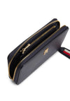 Tommy Hilfiger Logo Detail Zip Around Compact Wallet, Navy