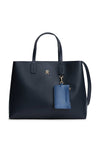Tommy Hilfiger Icon Pebble Grain Large Satchel Bag, Navy