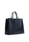Tommy Hilfiger Icon Pebble Grain Large Satchel Bag, Navy