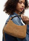 Tommy Hilfiger Suede Shoulder Bag, Brown