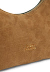 Tommy Hilfiger Suede Shoulder Bag, Brown