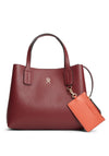 Tommy Hilfiger Icon Medium Satchel Bag, Maroon