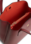 Tommy Hilfiger Icon Medium Satchel Bag, Maroon