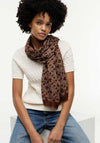 Tommy Hilfiger Monogram Logo Detail Scarf, Brown