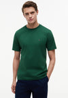 Tommy Hilfiger Crew Neck Embroidered Flag T-Shirt, Street Green
