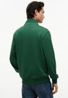 Tommy Hilfiger Essential Quarter Zip Sweatshirt, Street Green