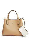 Tommy Hilfiger Icon Medium Satchel Bag, Beige