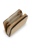 Tommy Hilfiger Medium Zip Around With Flap Wallet, Beige