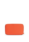 Tommy Hilfiger Logo Detail Zip Around Compact Wallet, Orange