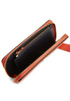 Tommy Hilfiger Logo Detail Zip Around Compact Wallet, Orange