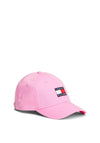 Tommy Hilfiger Kids Flag Logo Baseball Cap, Pink