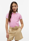 Tommy Hilfiger Girl Essential Short Sleeve Polo, Pink