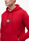 Tommy Hilfiger Script Flag Graphic Hoodie, Red