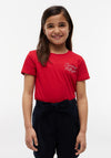 Tommy Hilfiger Girl Rope Short Sleeve Tee, Red