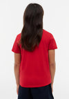 Tommy Hilfiger Girl Rope Short Sleeve Tee, Red