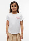 Tommy Hilfiger Girl Rope Short Sleeve Tee, White