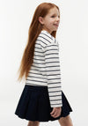 Tommy Hilfiger Girl Stripe Long Sleeve Top, White