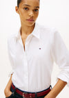 Tommy Hilfiger Womens Regular Poplin Shirt, White