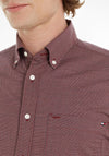 Tommy Hilfiger Houndstooth Print Shirt, Royal Berry