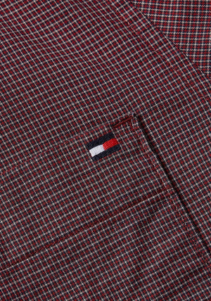 Tommy Hilfiger Houndstooth Print Shirt, Royal Berry