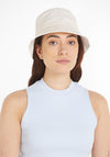 Tommy Jeans Linear Logo Bucket Hat, Stone