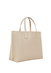 Tommy Hilfiger Iconic Tommy Large Satchel Bag, White Clay