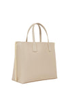 Tommy Hilfiger Iconic Tommy Large Satchel Bag, White Clay