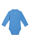 Tommy Hilfiger Baby Boy Rib Collar Body, Blue