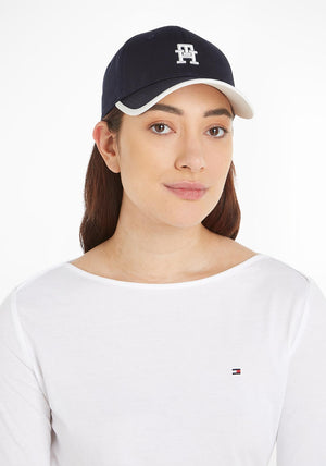 Tommy Hilfiger Monogram Contrast Baseball Cap, Navy