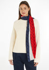 Tommy Hilfiger Contemporary Logo Scarf, Navy Multi