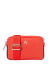 Tommy Hilfiger Essential Signature Tape Camera Crossbody Bag, Fierce Red