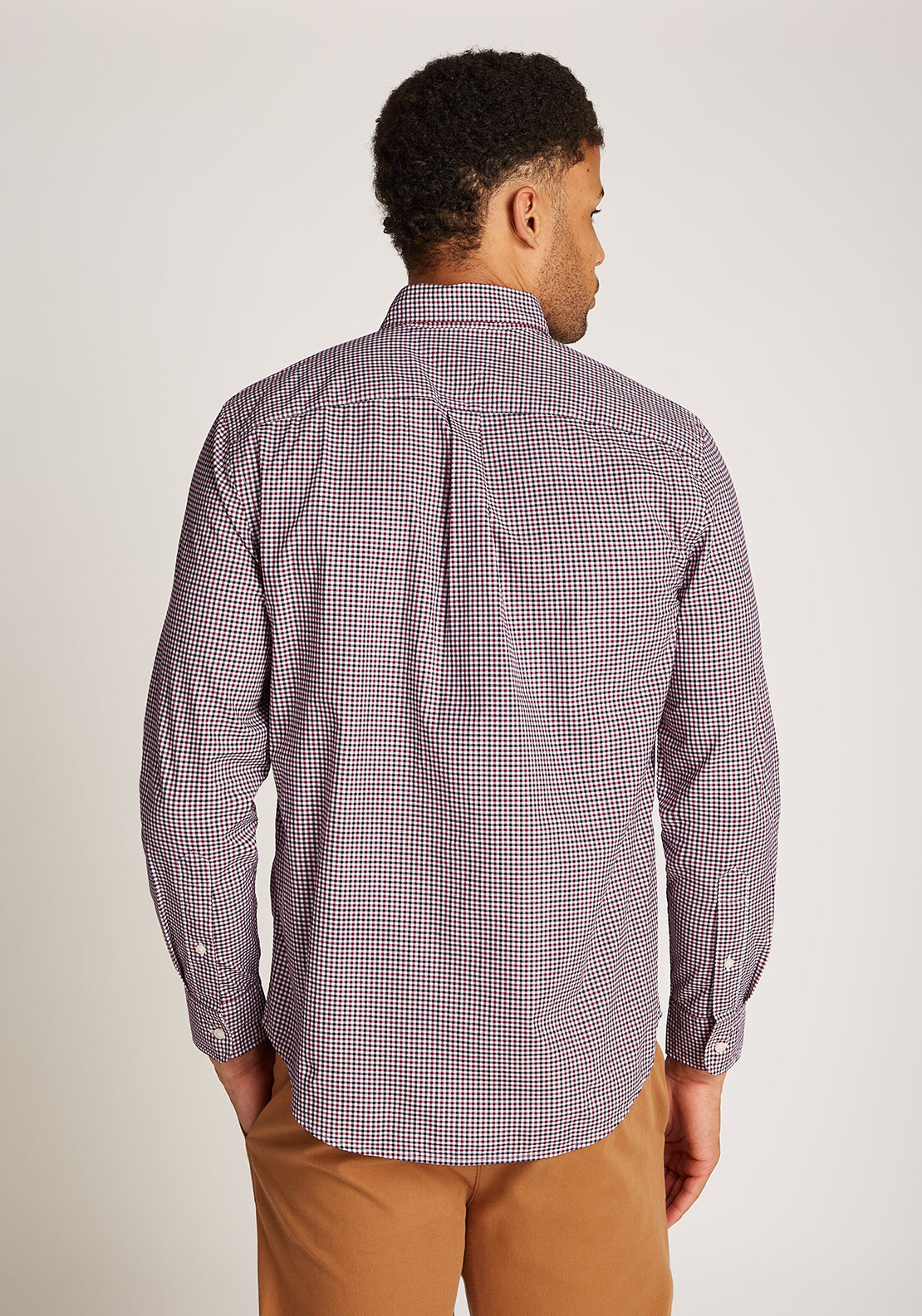 Tommy Hilfiger Flex Gingham Check Shirt, Regatta Red Multi