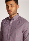 Tommy Hilfiger Flex Gingham Check Shirt, Regatta Red Multi