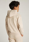 Tommy Hilfiger Boy Long Sleeve Logo Hoodie, Classic Beige