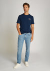 Tommy Hilfiger Monotype Printed Label T-Shirt, Night Sky Navy