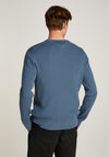 Tommy Hilfiger Herringbone Knit Crew Neck Sweater, Blue