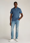 Tommy Hilfiger Liquid Cotton Polo Shirt, Petrol Blue
