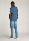 Tommy Hilfiger Liquid Cotton Polo Shirt, Petrol Blue