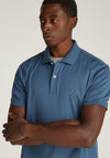 Tommy Hilfiger Liquid Cotton Polo Shirt, Petrol Blue