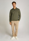 Tommy Hilfiger Essential Half Zip Sweatshirt, Bottle Green