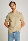 Tommy Hilfiger Monotype Printed Label T-Shirt, Sand