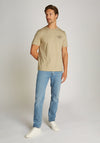 Tommy Hilfiger Monotype Printed Label T-Shirt, Sand