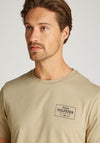 Tommy Hilfiger Monotype Printed Label T-Shirt, Sand