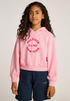 Tommy Hilfiger Girl New York Long Sleeve Hoodie, Pink