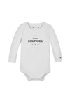 Tommy Hilfiger Baby Boy Long Sleeve Bodysuit, White