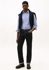 Tommy Hilfiger Flex Poplin Stripe Shirt, Wedge Blue