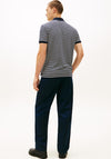 Tommy Hilfiger Liquid Cotton Stripe Polo Shirt, Navy