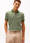 Tommy Hilfiger Liquid Cotton Stripe Polo Shirt, Pine Green